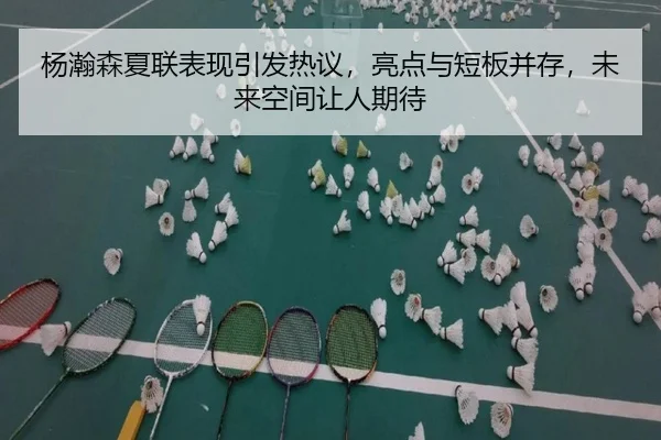 杨瀚森夏联表现引发热议，亮点与短板并存，未来空间让人期待